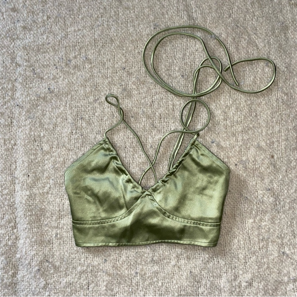 Cider Open Back Crop Top